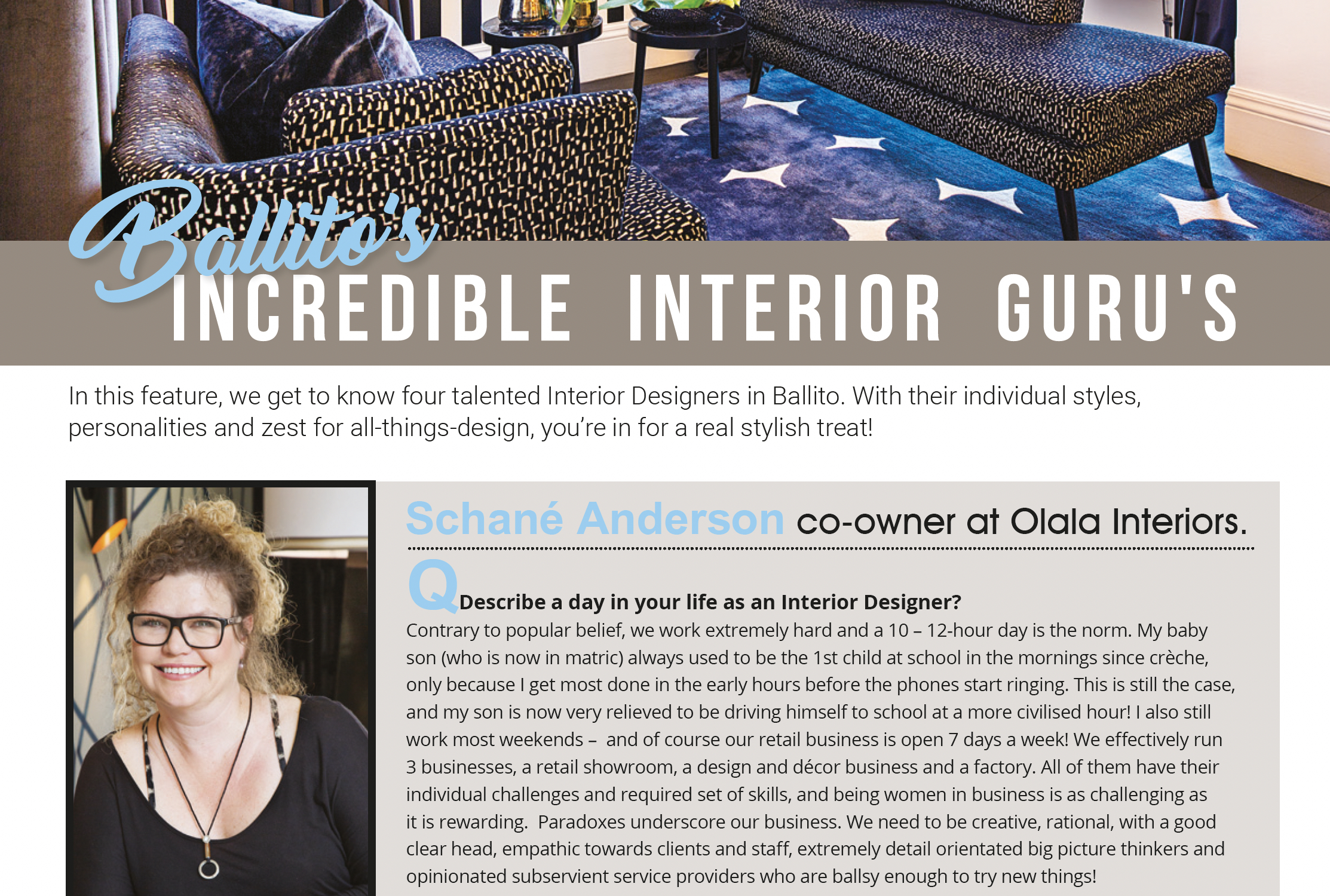 The Ballito: Interior Gurus